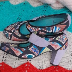 Thierry Rabotin Multicolor Patterned Heels